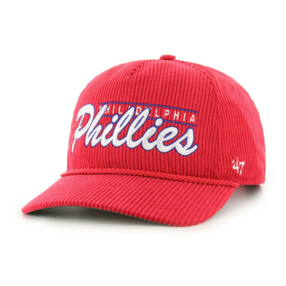 Philadelphia Phillies Corduroy Hitch Adjustable Hat Red | 47 brand