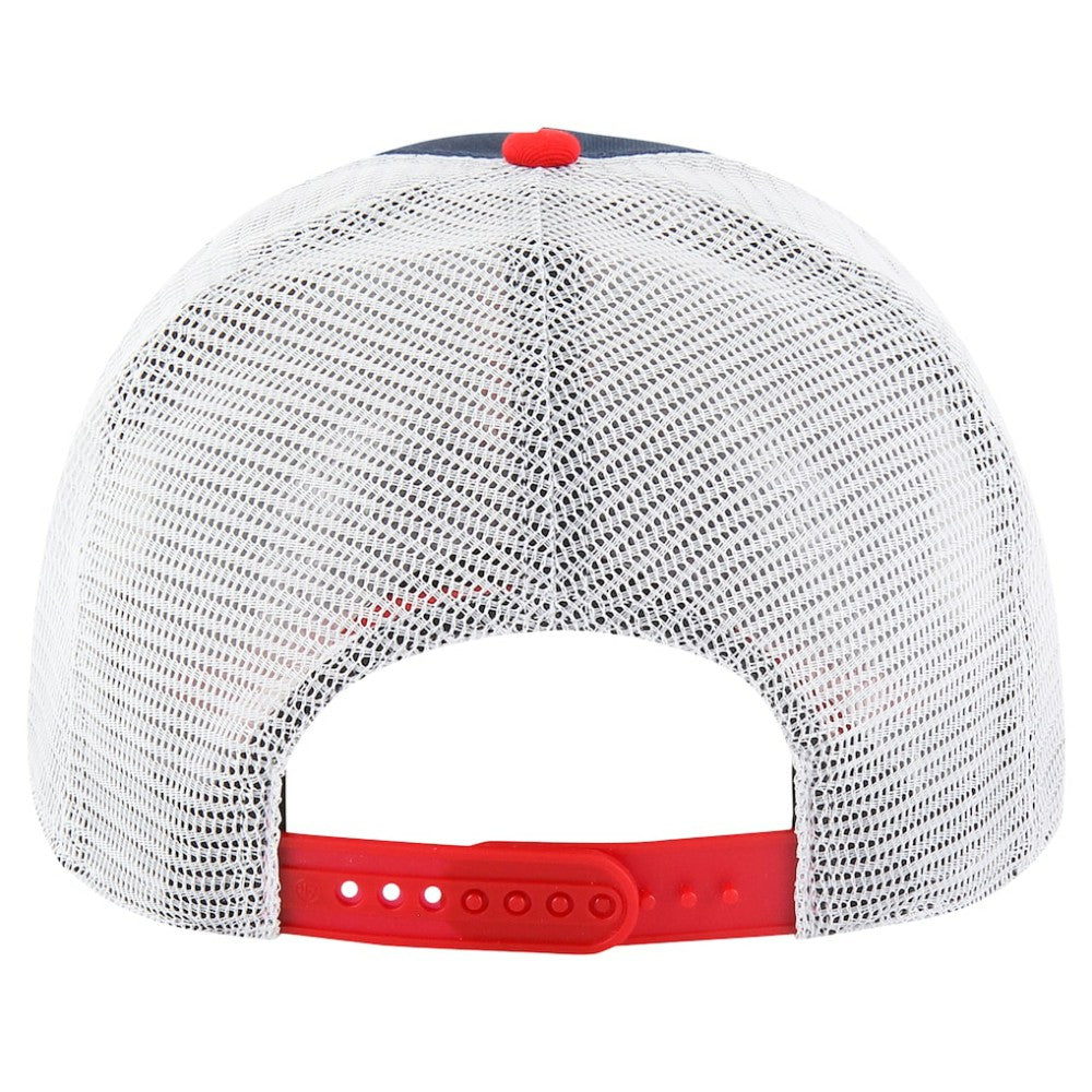Minnesota Twins Gridiron Super Stripe Relaxed Trucker Hitch Adjustable Hat Navy | 47 brand