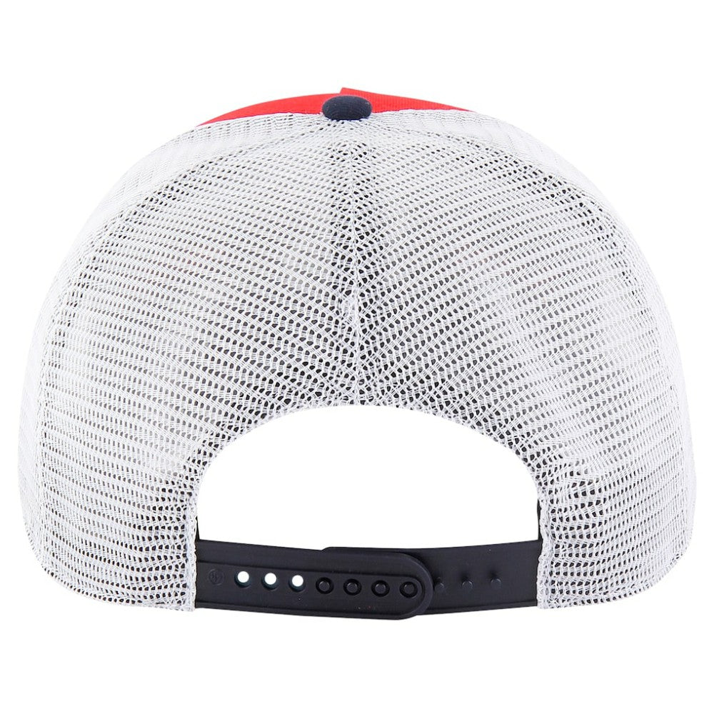 St. Louis Cardinals Gridiron Super Stripe Relaxed Trucker Hitch Adjustable Hat Red | 47 brand