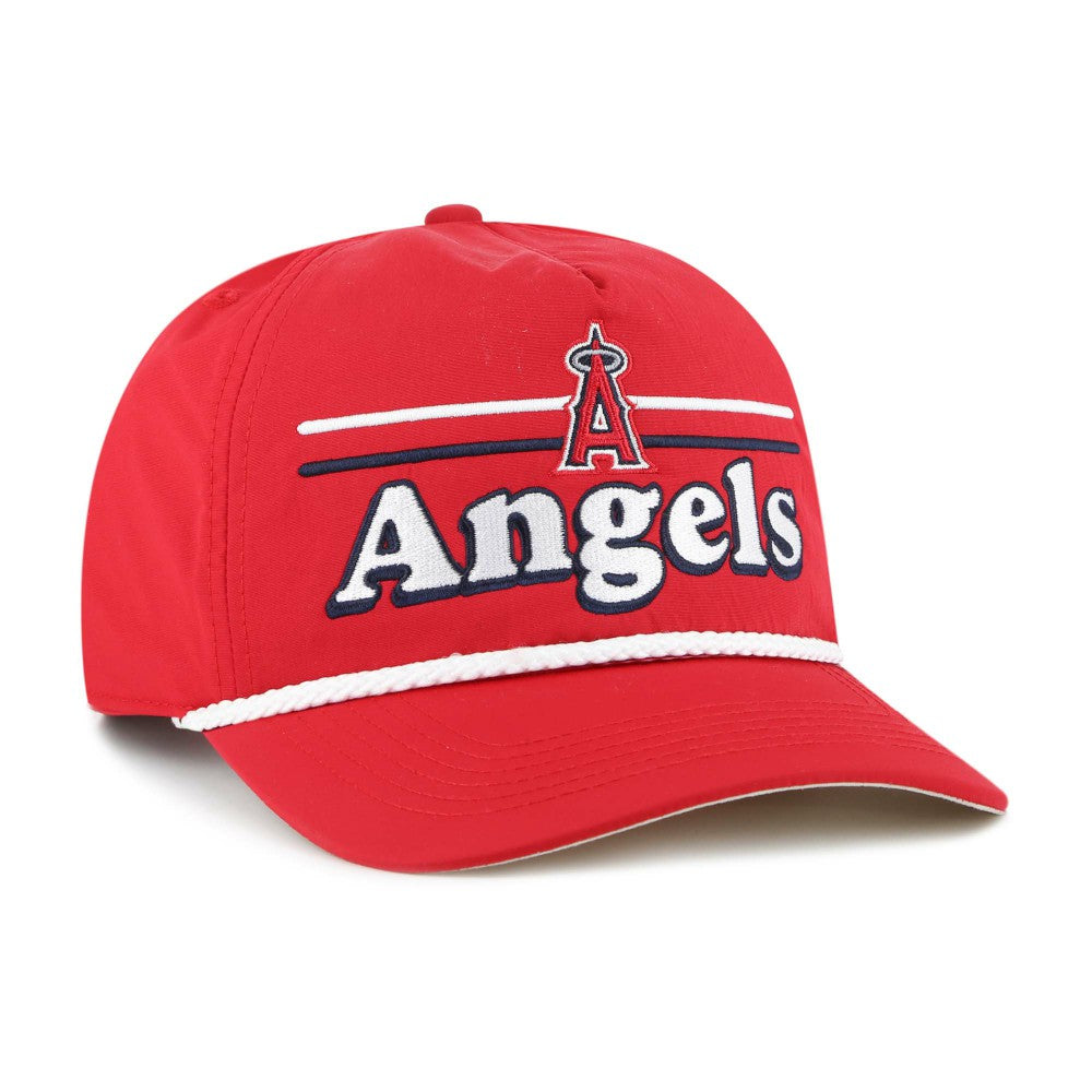 Los Angeles Angels Campscape Hitch Adjustable Hat Red | 47 brand