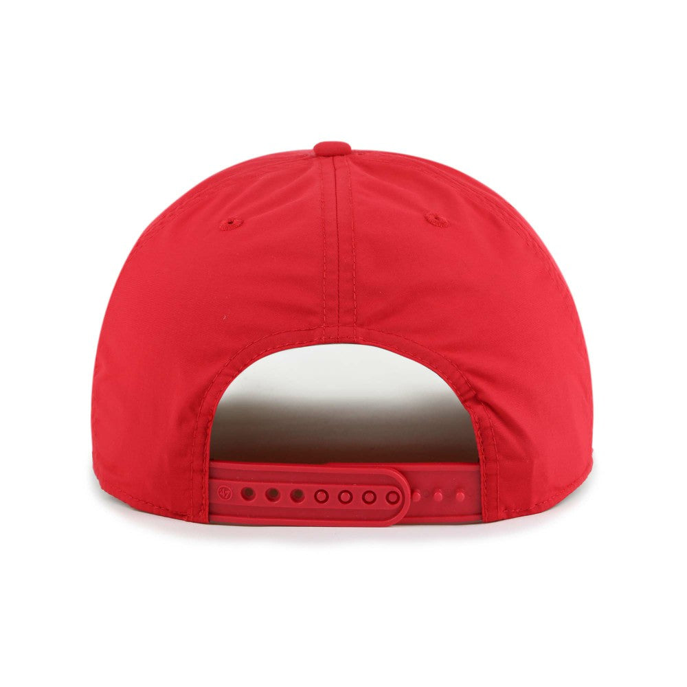 Los Angeles Angels Campscape Hitch Adjustable Hat Red | 47 brand