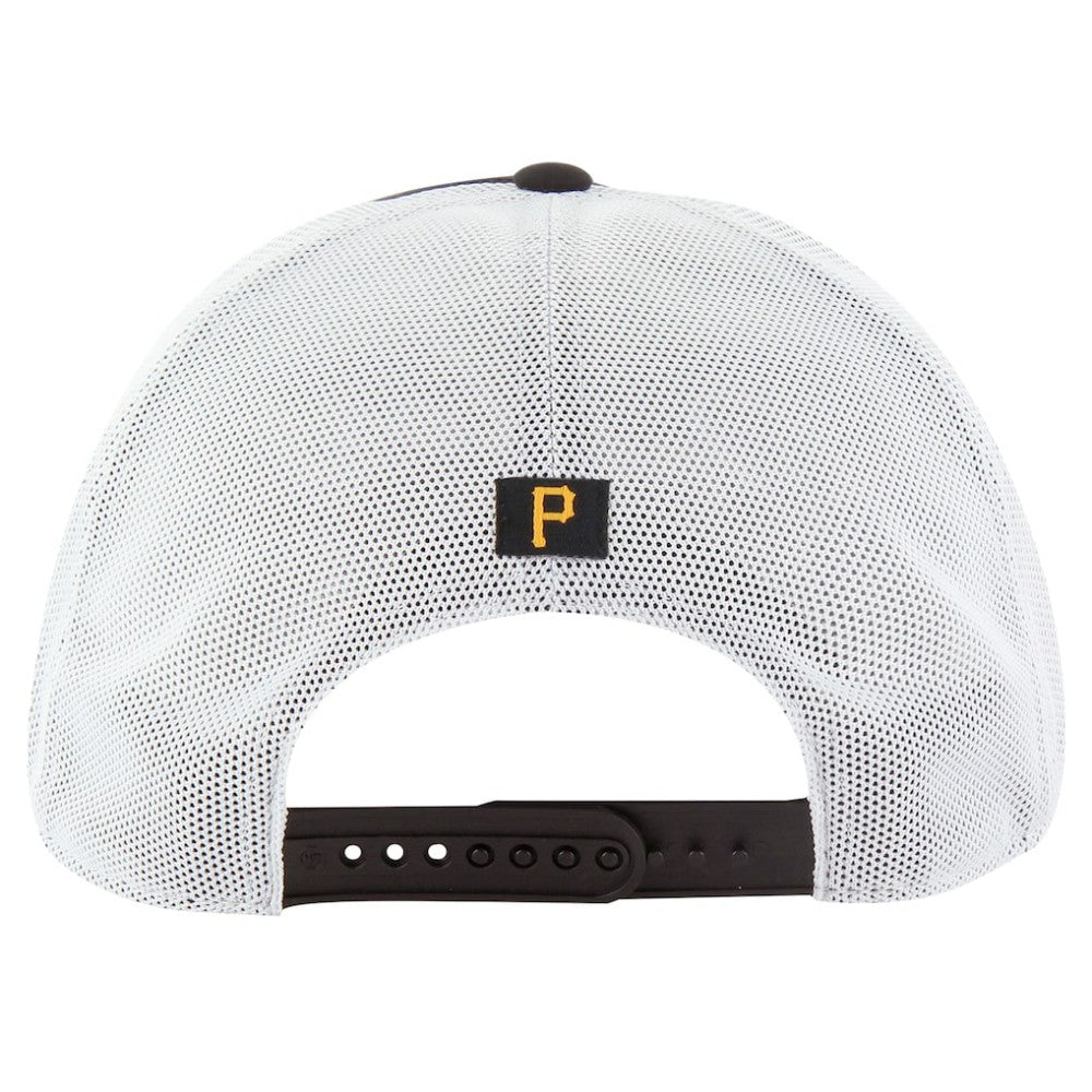 Pittsburgh Pirates Downburst Trucker Adjustable Hat Black | 47 brand