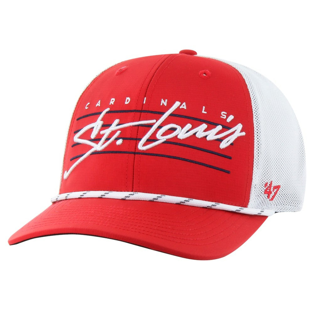 St. Louis Cardinals Downburst Trucker Adjustable Hat Red | 47 brand