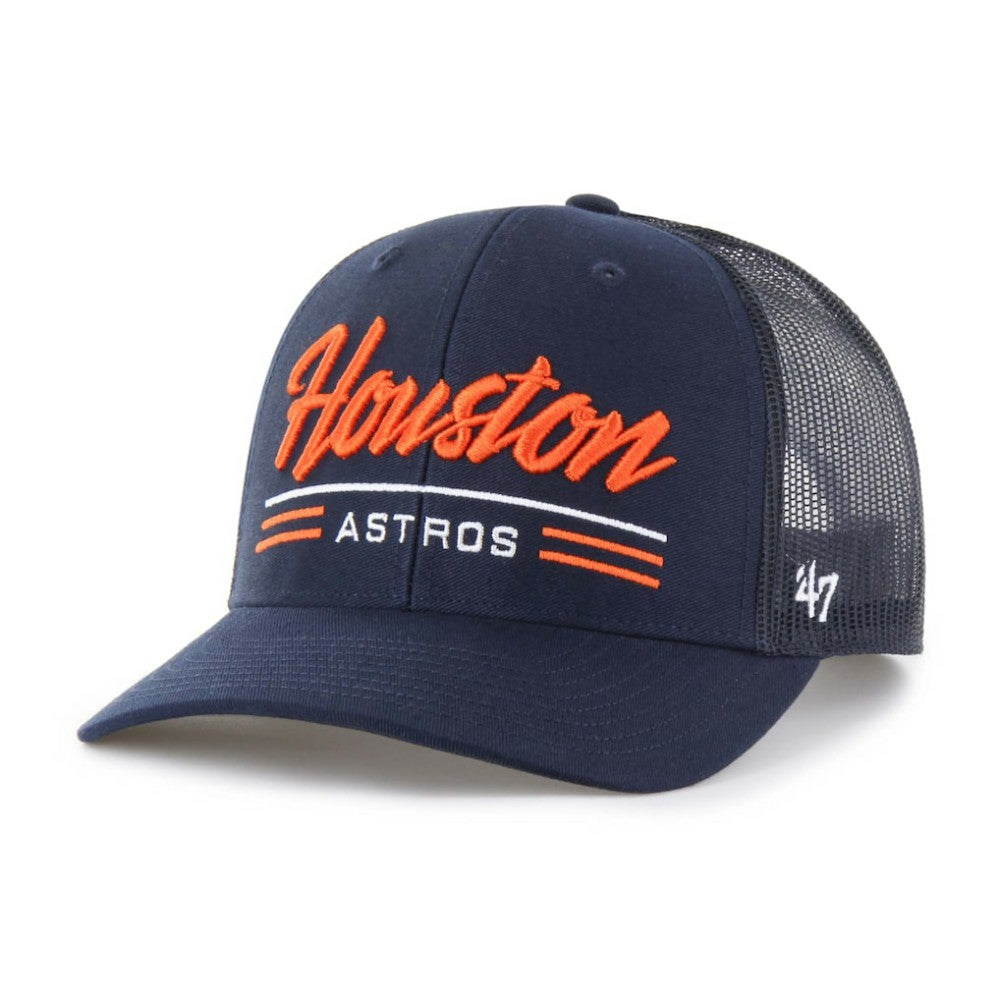 Houston Astros Garner Trucker Adjustable Hat Navy | 47 brand