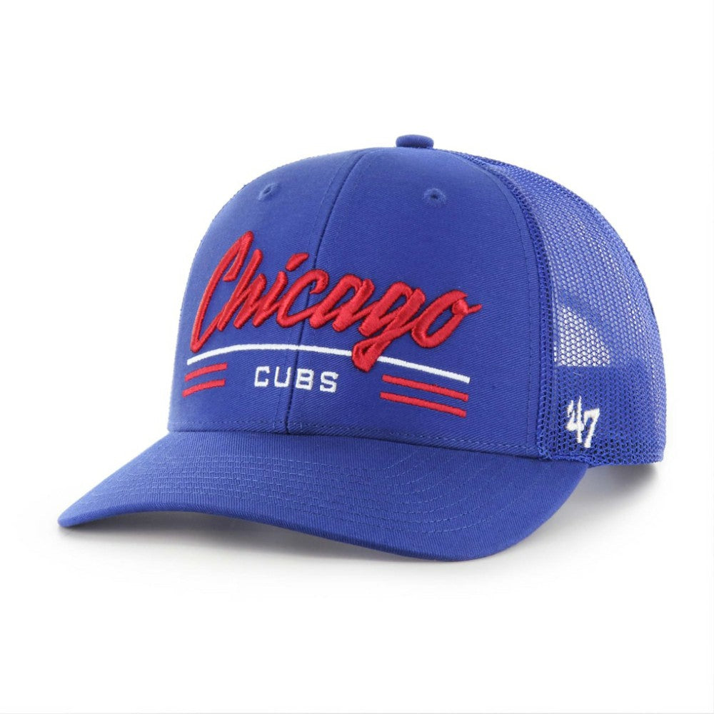 Chicago Cubs Garner Trucker Adjustable Hat Royal | 47 brand