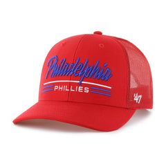 Philadelphia Phillies Garner Trucker Adjustable Hat Red | 47 brand