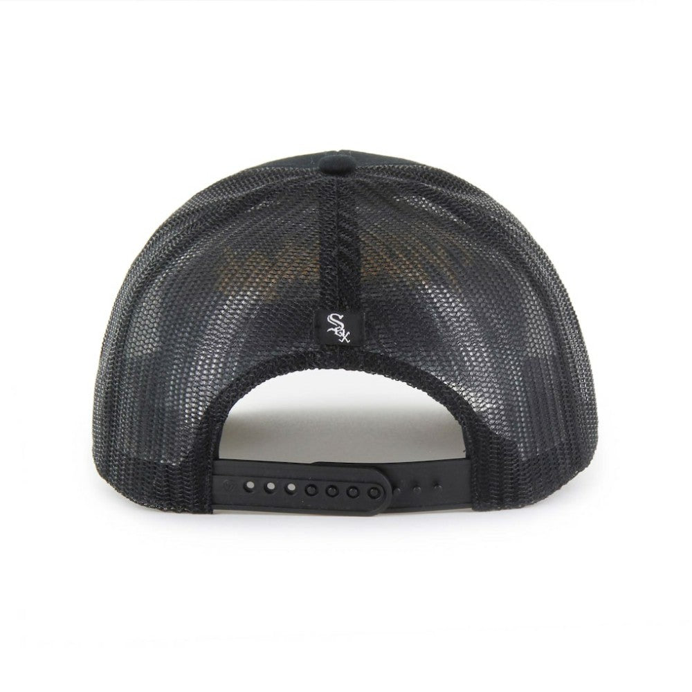 Chicago White Sox Garner Trucker Adjustable Hat Black | 47 brand