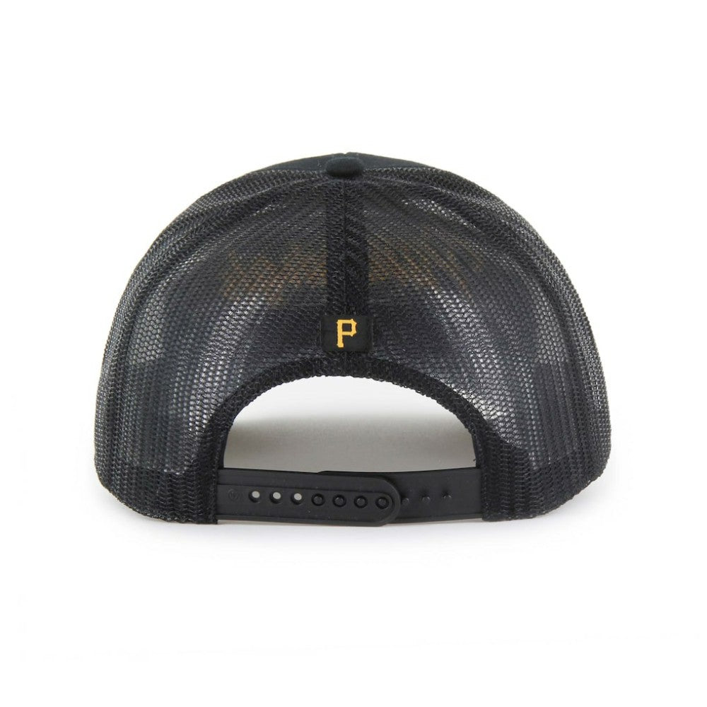 Pittsburgh Pirates Garner Trucker Adjustable Hat Black | 47 brand