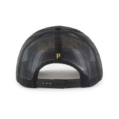 Pittsburgh Pirates Garner Trucker Adjustable Hat Black | 47 brand