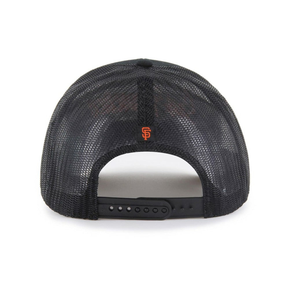 San Francisco Giants Garner Trucker Adjustable Hat Black | 47 brand