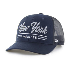 New York Yankees Garner Trucker Adjustable Hat Navy | 47 brand