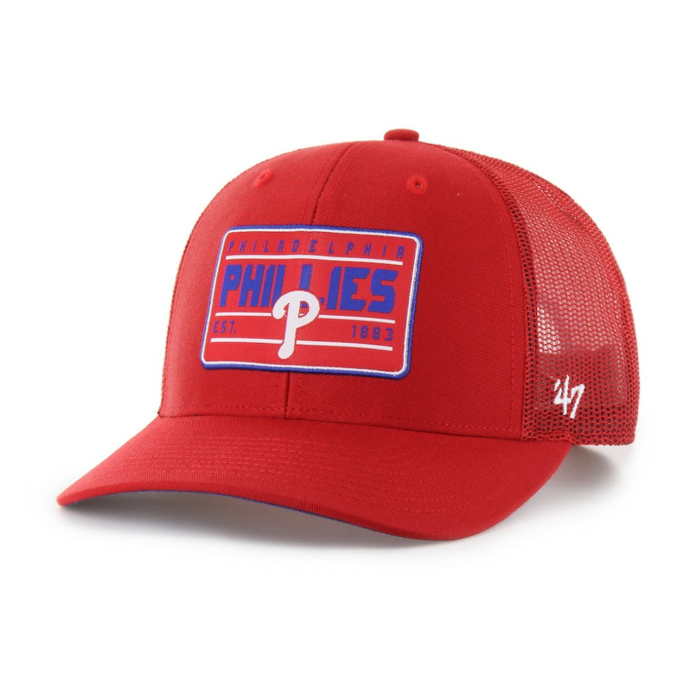 Philadelphia Phillies Hardline Trucker Adjustable Hat Red | 47 brand