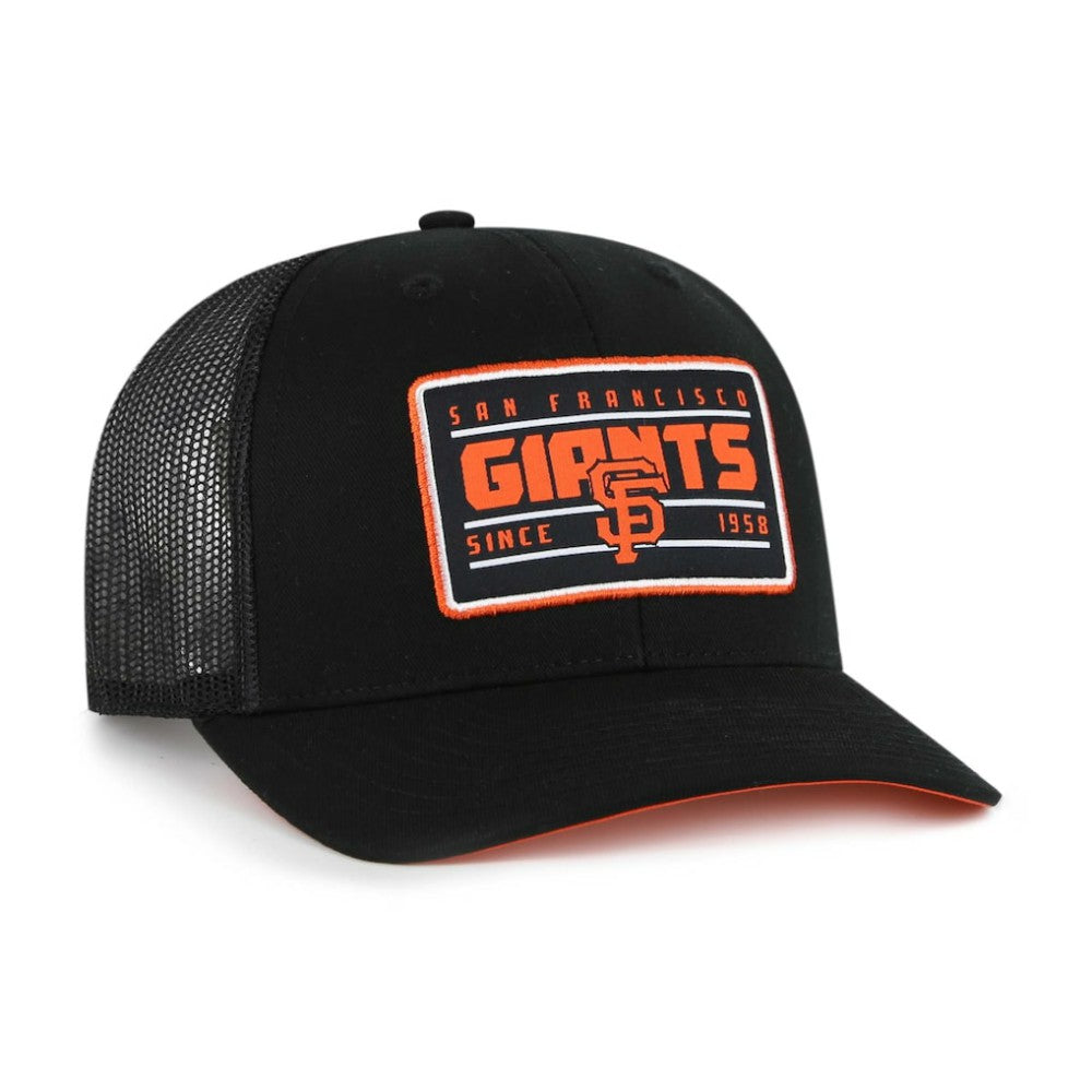 San Francisco Giants Hardline Trucker Adjustable Hat Black | 47 brand