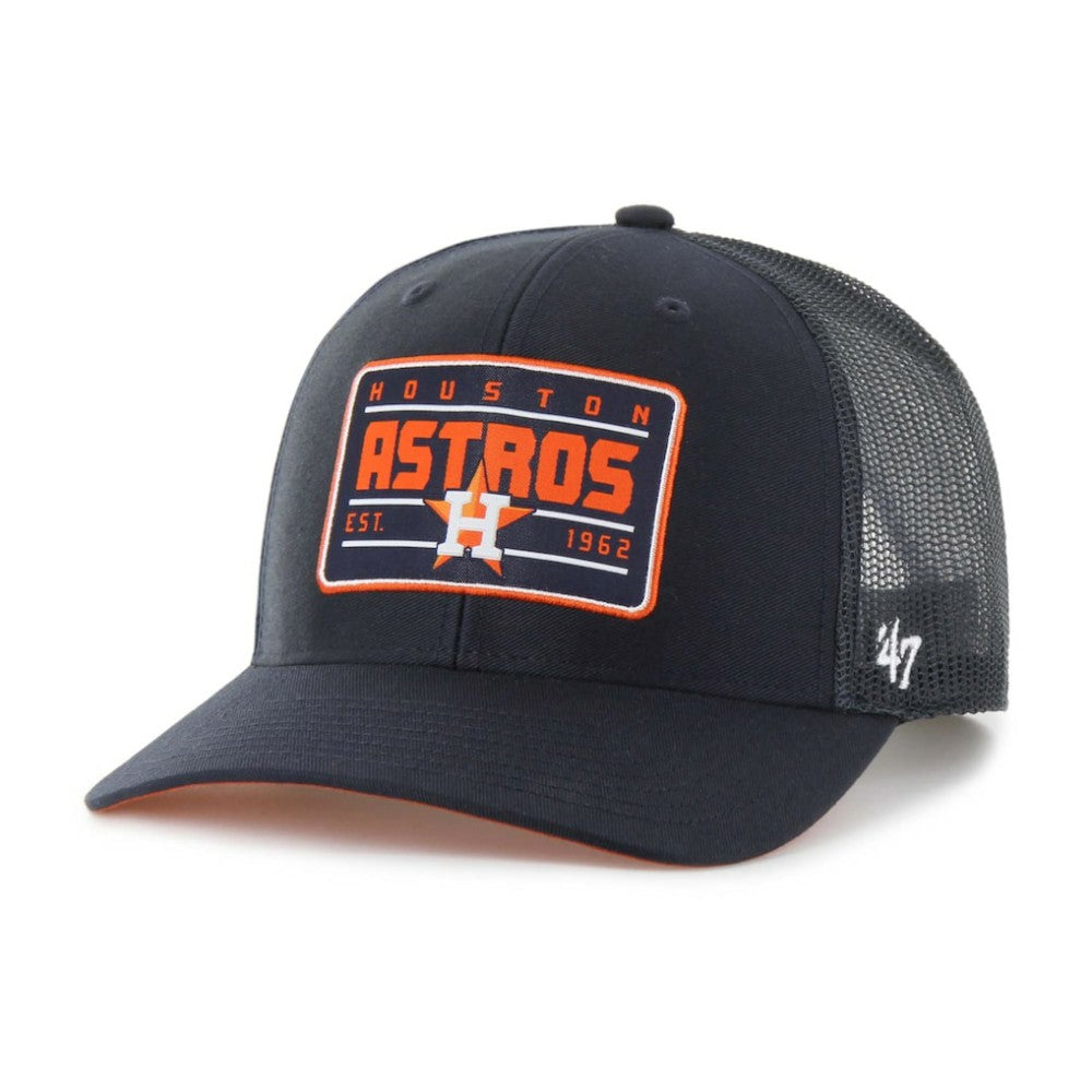 Houston Astros Hardline Trucker Adjustable Hat Navy | 47 brand