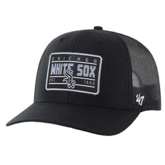 Chicago White Sox Hardline Trucker Adjustable Hat Black | 47 brand