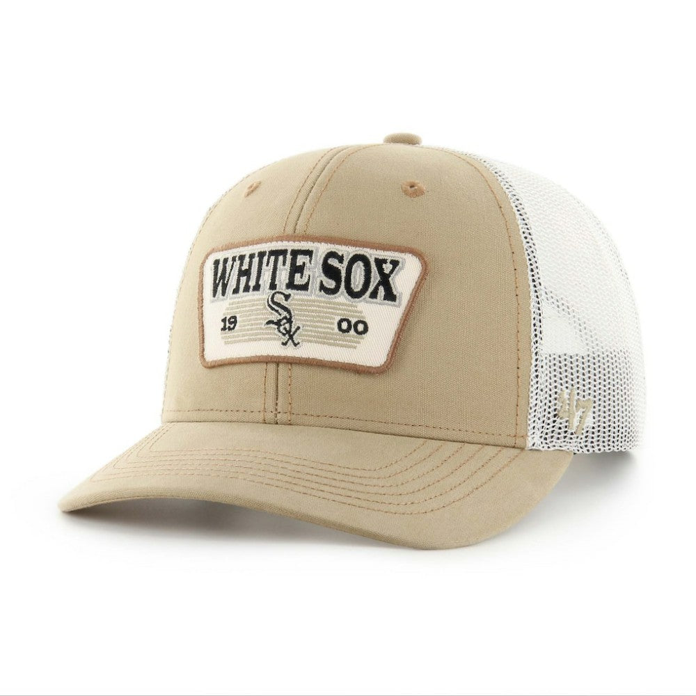 Chicago White Sox Ridgewood Trucker Adjustable Hats Khaki | 47 brand