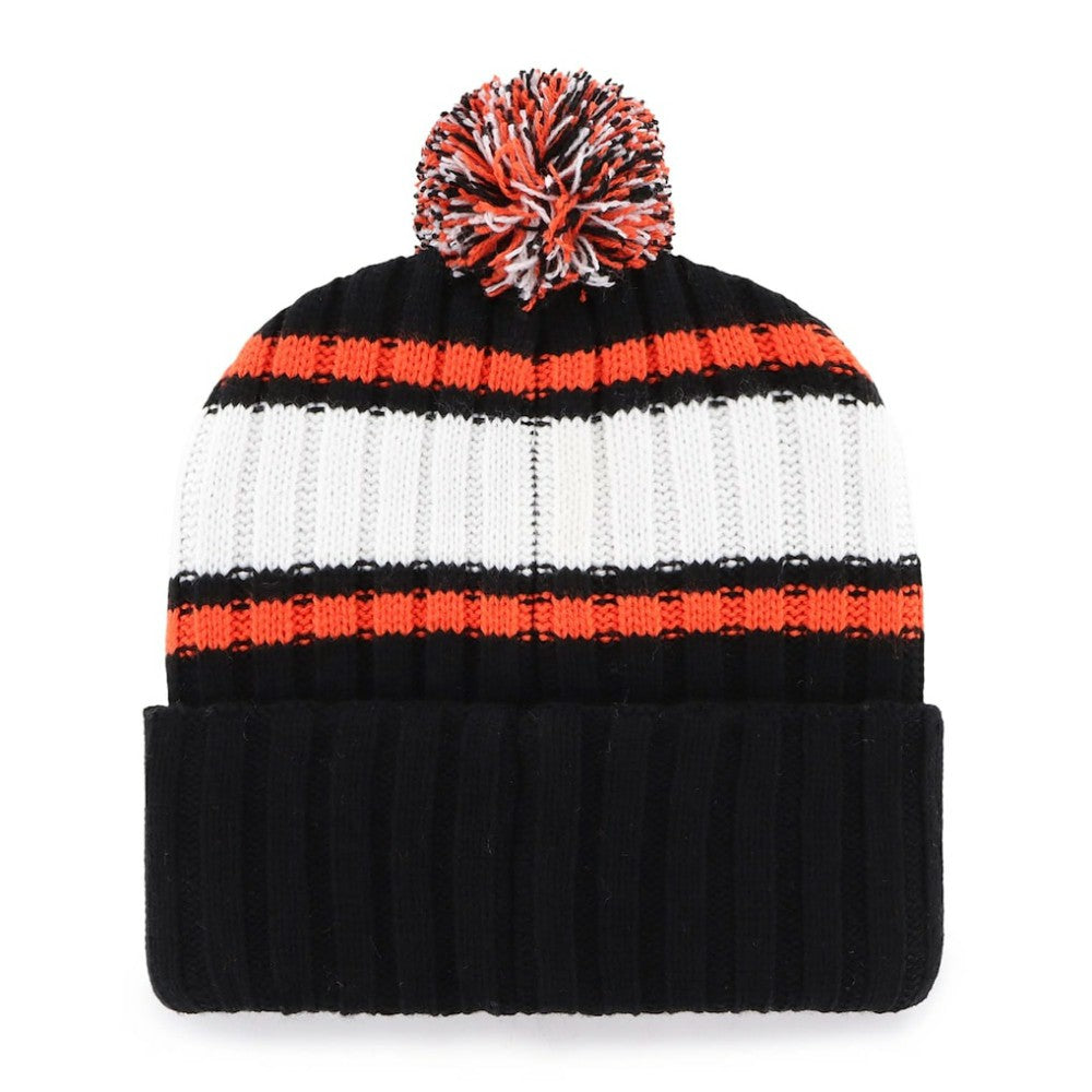 San Francisco Giants Plateau Cuffed Knit Hat with Pom Black | 47 brand
