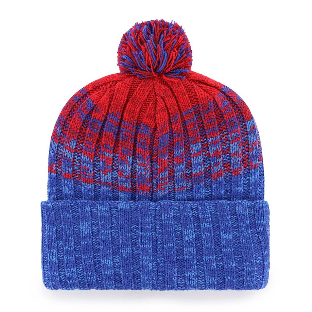 Chicago Cubs Cascade Cuffed Knit Hat with Pom Royal | 47 brand