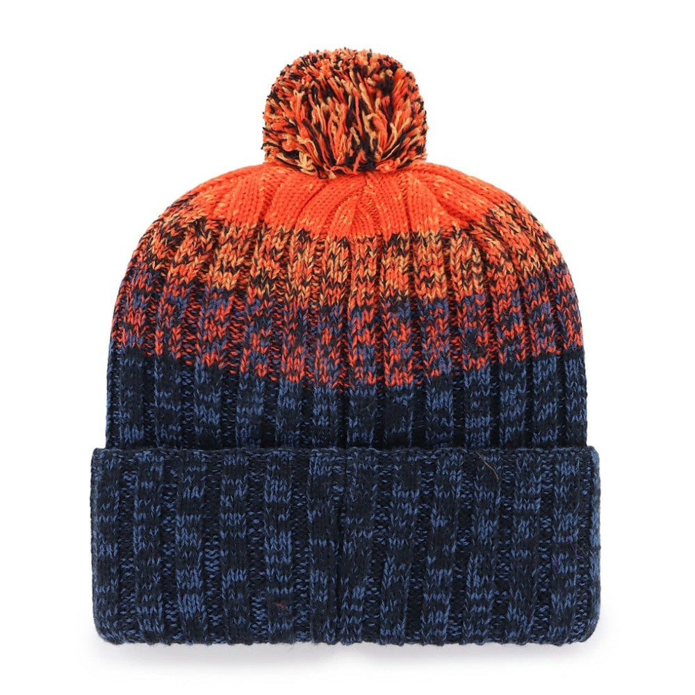 Detroit Tigers Cascade Cuffed Knit Hat with Pom Navy | 47 brand