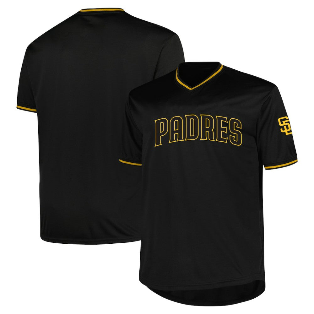 San Diego Padres Profile Big & Tall Pop Fashion Jersey Black