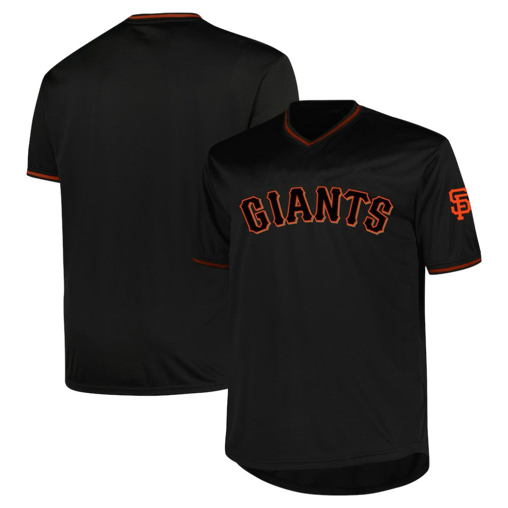 San Francisco Giants Profile Big & Tall Pop Fashion Jersey Black