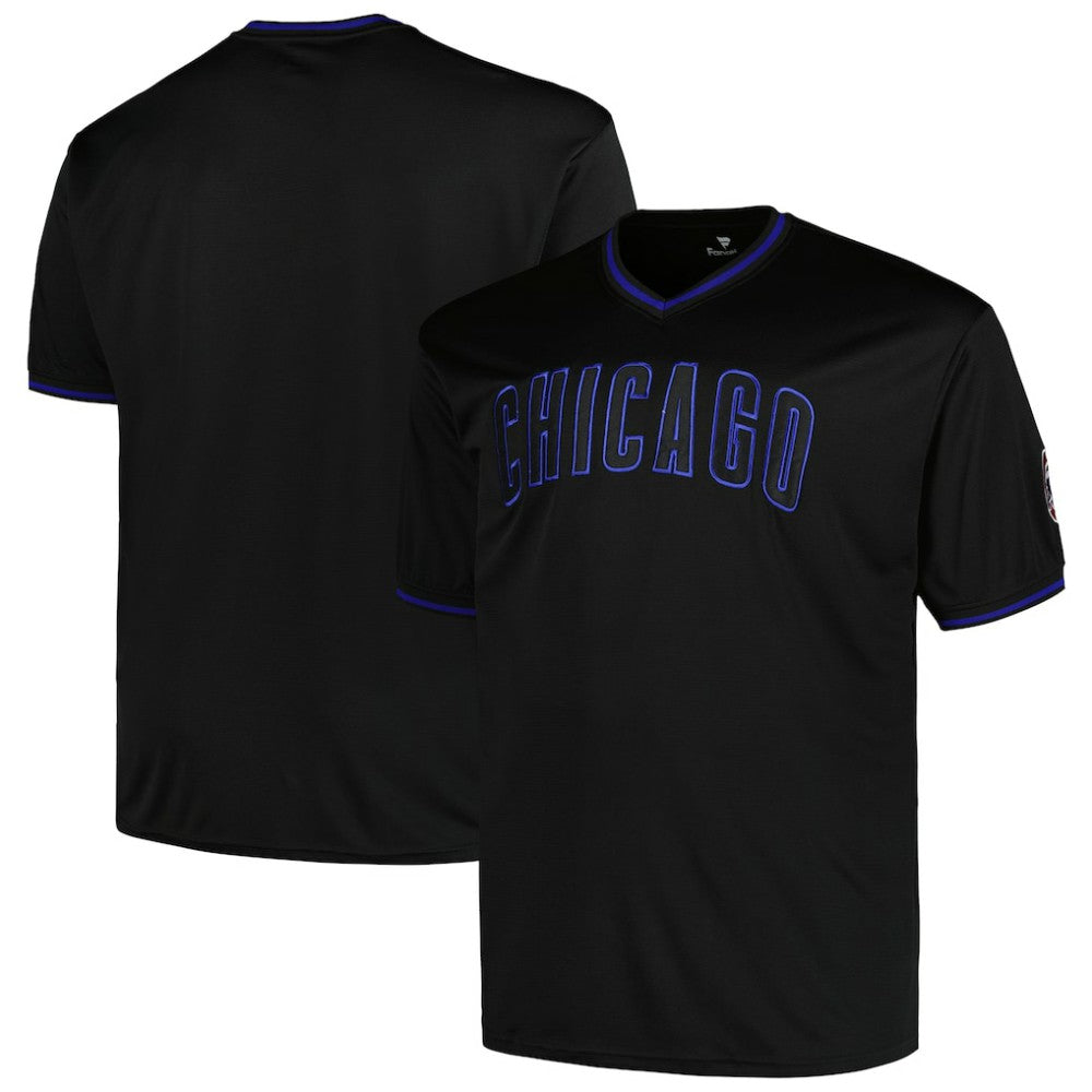 Chicago Cubs Profile Big & Tall Pop Fashion Jersey Black
