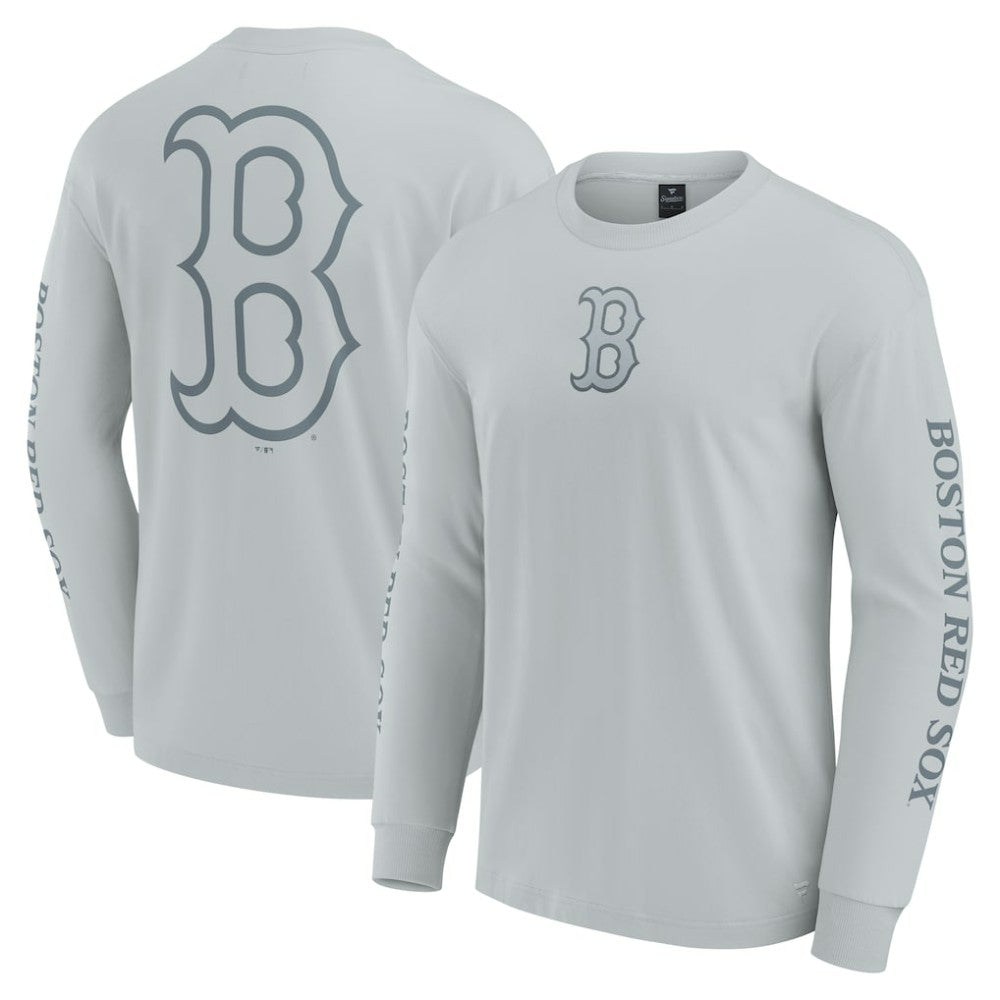 Boston Red Sox Elements Strive Long Sleeve T-Shirt Gray