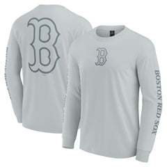 Boston Red Sox Elements Strive Long Sleeve T-Shirt Gray