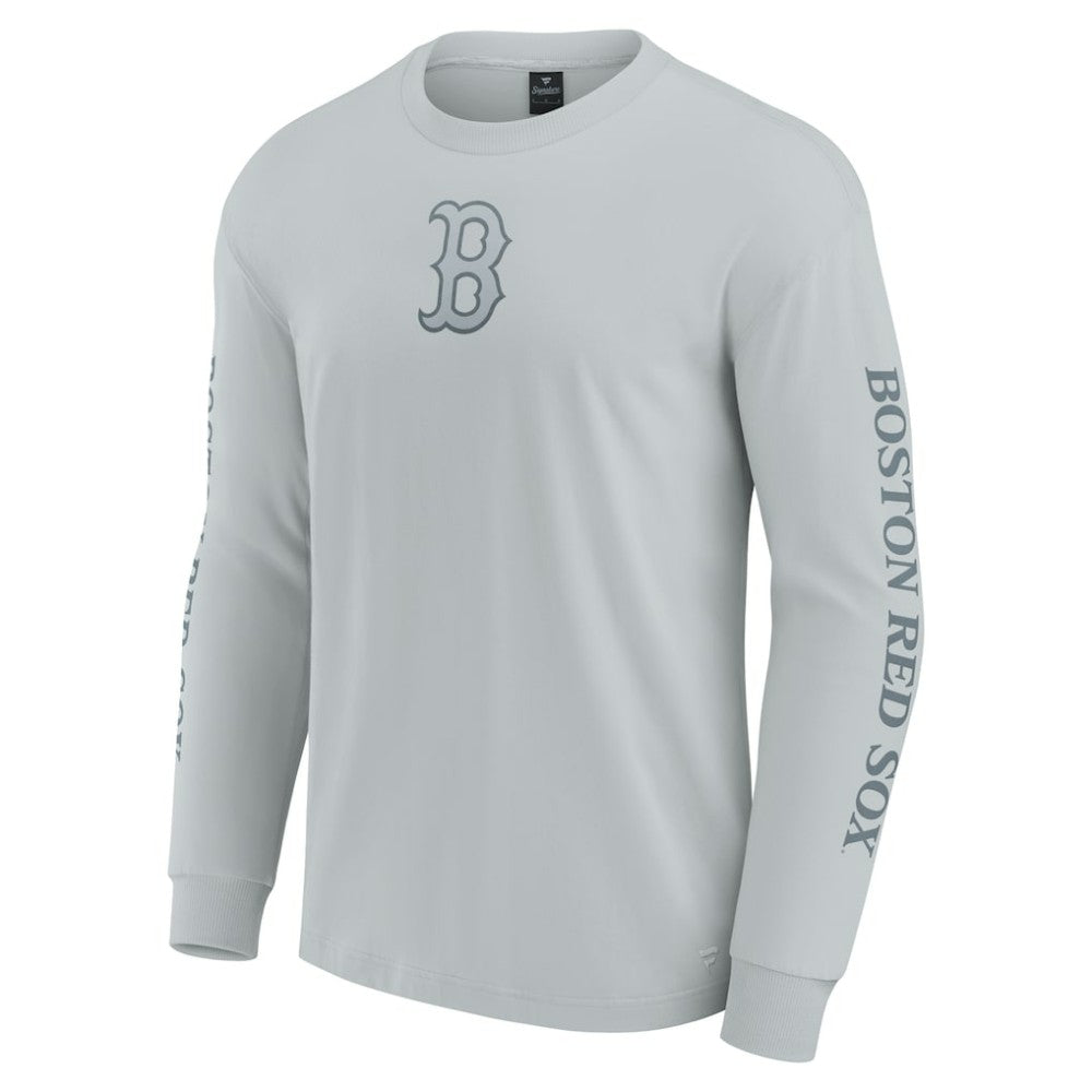 Boston Red Sox Elements Strive Long Sleeve T-Shirt Gray