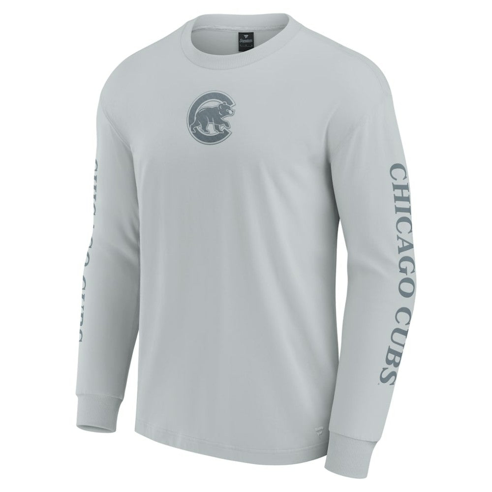 Chicago Cubs Elements Strive Long Sleeve T-Shirt Gray