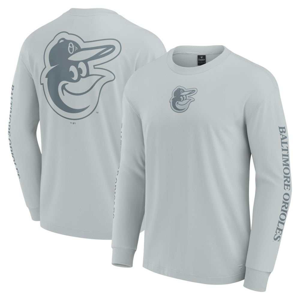 Baltimore Orioles Elements Strive Long Sleeve T-Shirt Gray