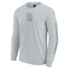 San Diego Padres Elements Strive Long Sleeve T-Shirt Gray