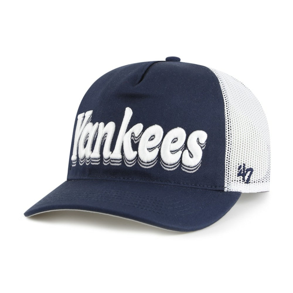 New York Yankees Women's Biloxi Hitch Adjustable Hat Navy | 47 brand