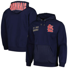 St. Louis Cardinals Team OG 2.0 Current Logo Pullover Hoodie Navy | Mitchell & Ness