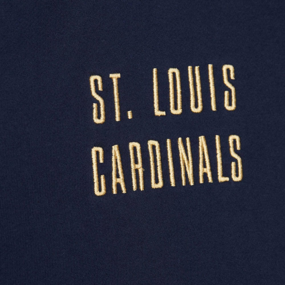 St. Louis Cardinals Team OG 2.0 Current Logo Pullover Hoodie Navy | Mitchell & Ness