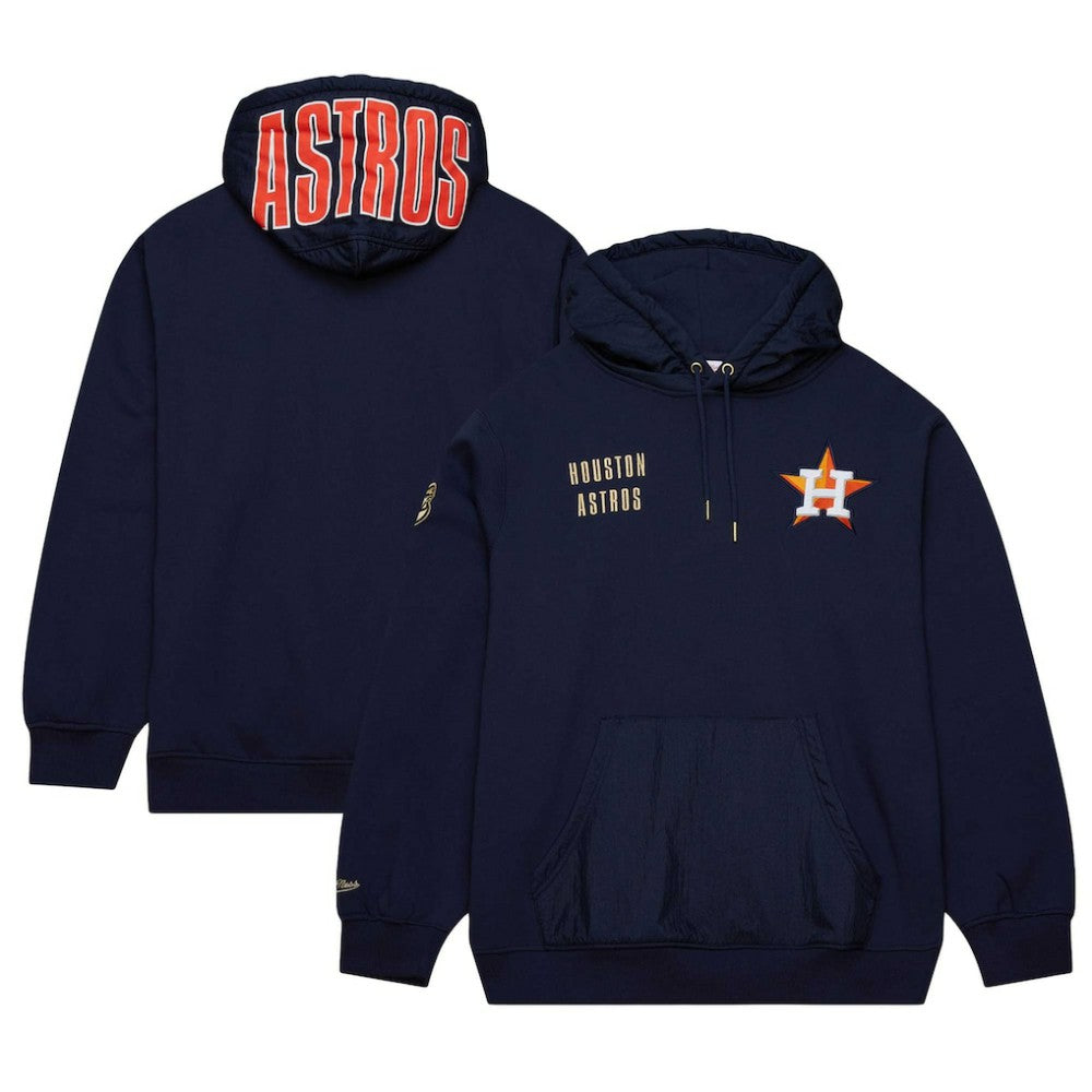 Houston Astros Team OG 2.0 Current Logo Pullover Hoodie Navy | Mitchell & Ness
