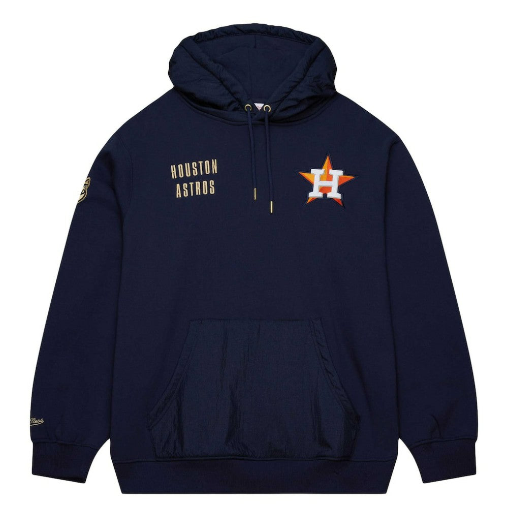 Houston Astros Team OG 2.0 Current Logo Pullover Hoodie Navy | Mitchell & Ness
