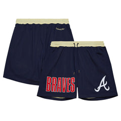 Atlanta Braves OG 2.0 Fashion Shorts Navy | Mitchell & Ness