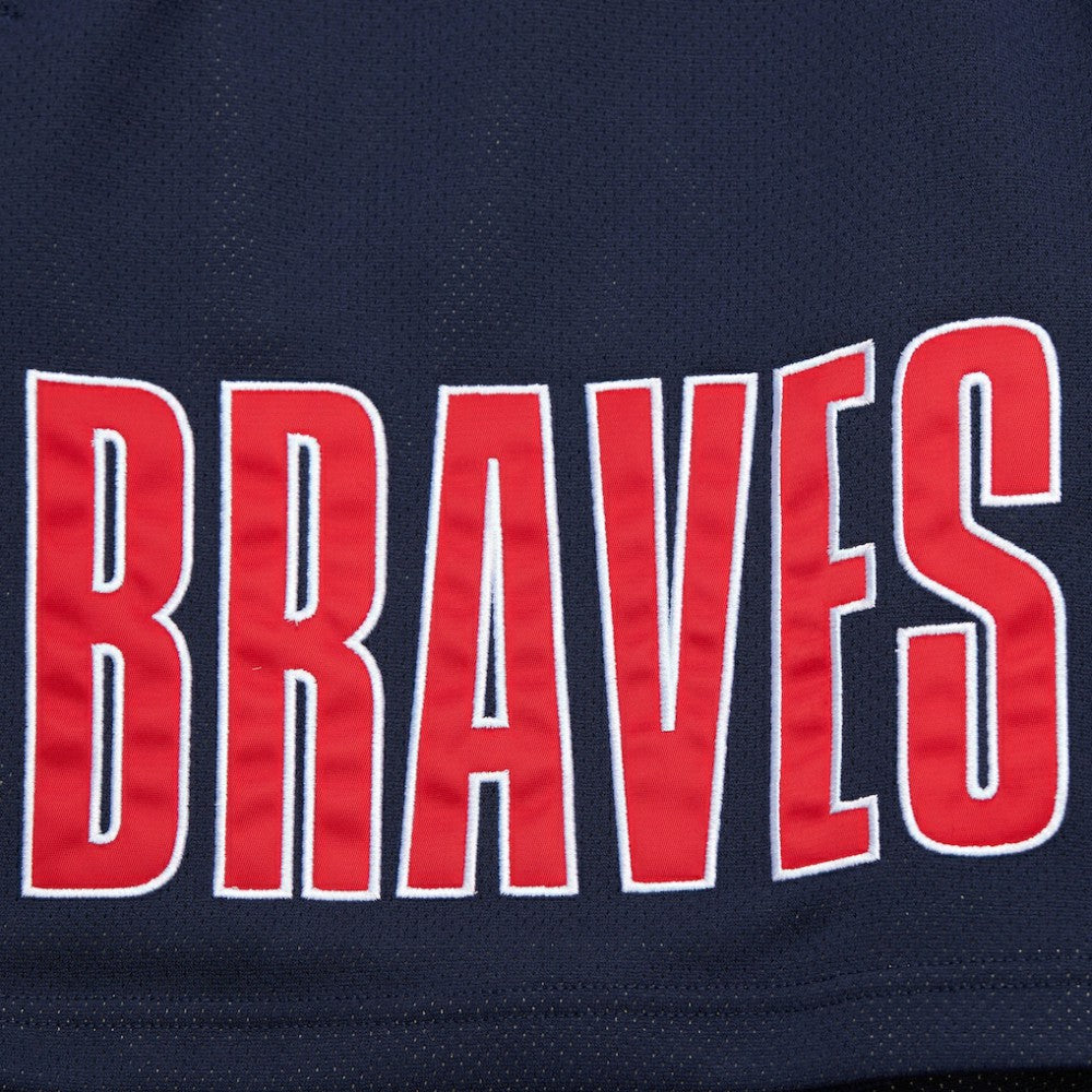 Atlanta Braves OG 2.0 Fashion Shorts Navy | Mitchell & Ness