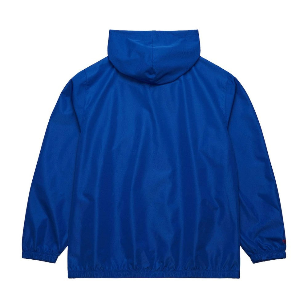 Atlanta Braves Cooperstown Collection Vintage Logo Full-Zip Hoodie Windbreaker Jacket Royal | Mitchell & Ness