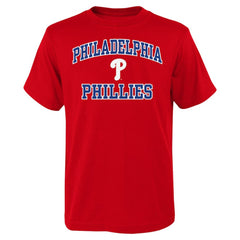 Philadelphia Phillies Youth Heart & Soul T-Shirt Red