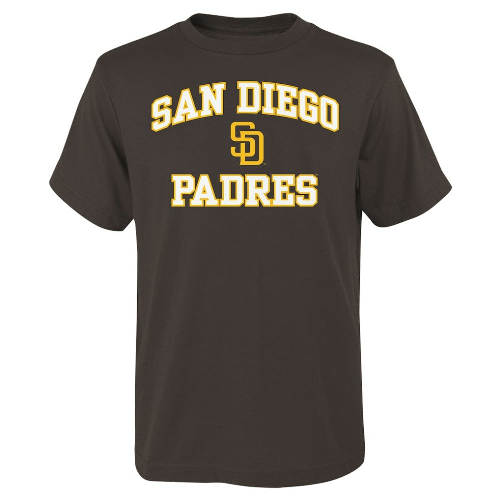San Diego Padres Youth Heart & Soul T-Shirt Brown