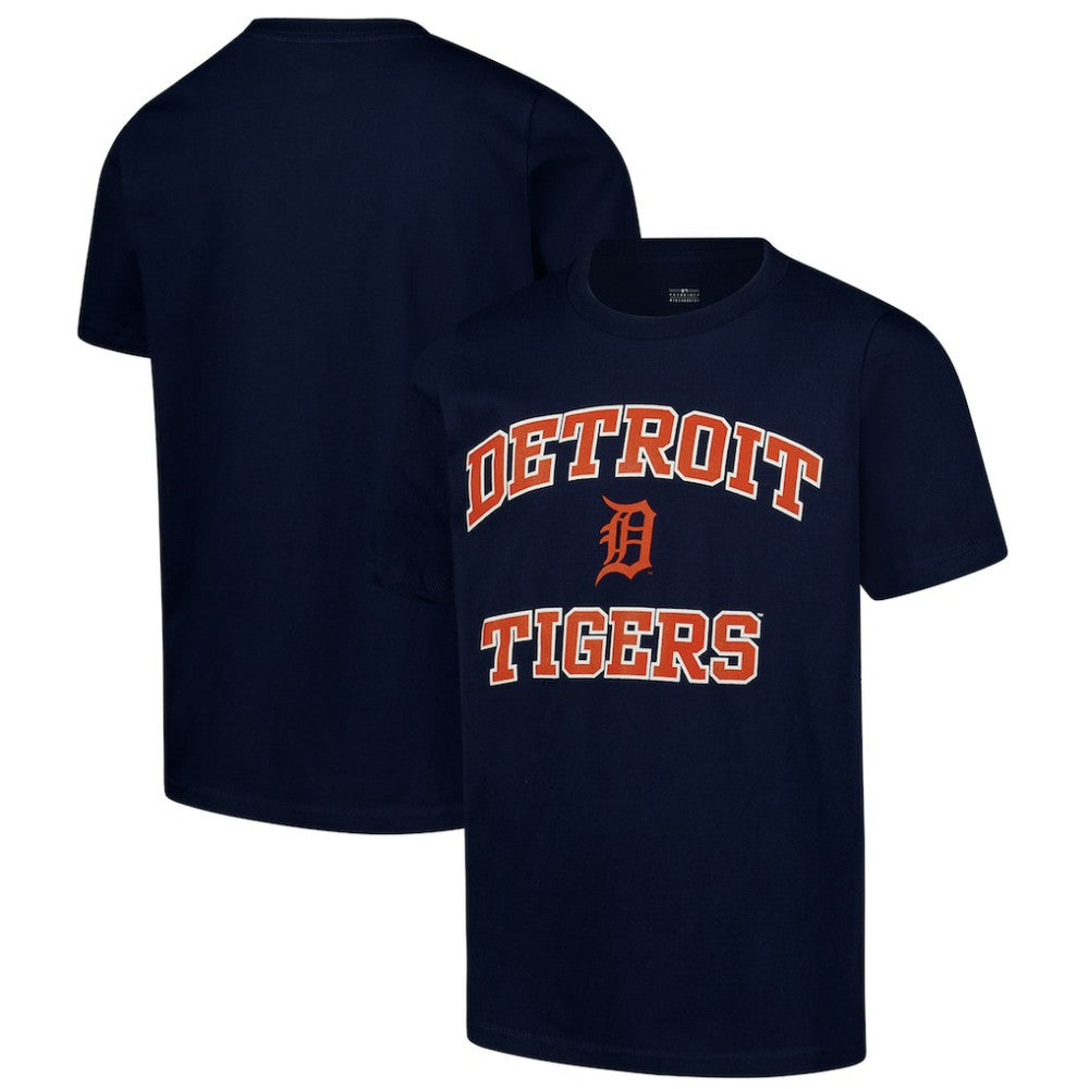 Detroit Tigers Youth Heart & Soul T-Shirt Navy