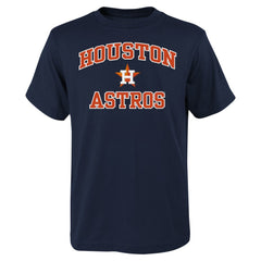 Houston Astros Youth Heart & Soul T-Shirt Navy