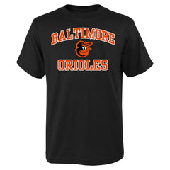 Baltimore Orioles Youth Heart & Soul T-Shirt Black