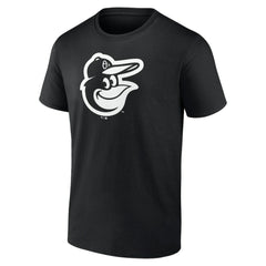 Baltimore Orioles Monochrome Personalized Name & Number T-Shirt Black