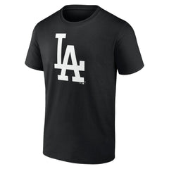 Los Angeles Dodgers Monochrome Personalized Name & Number T-Shirt Black