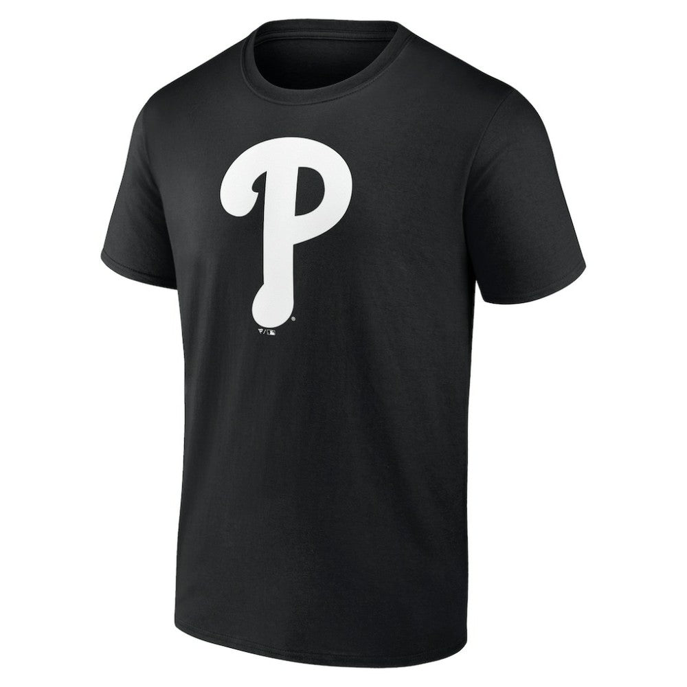 Philadelphia Phillies Monochrome Personalized Name & Number T-Shirt Black