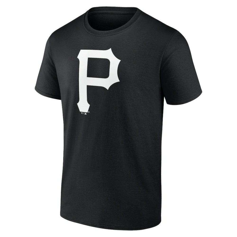 Pittsburgh Pirates Monochrome Personalized Name & Number T-Shirt Black