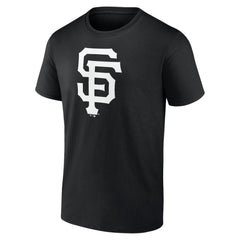San Francisco Giants Monochrome Personalized Name & Number T-Shirt Black